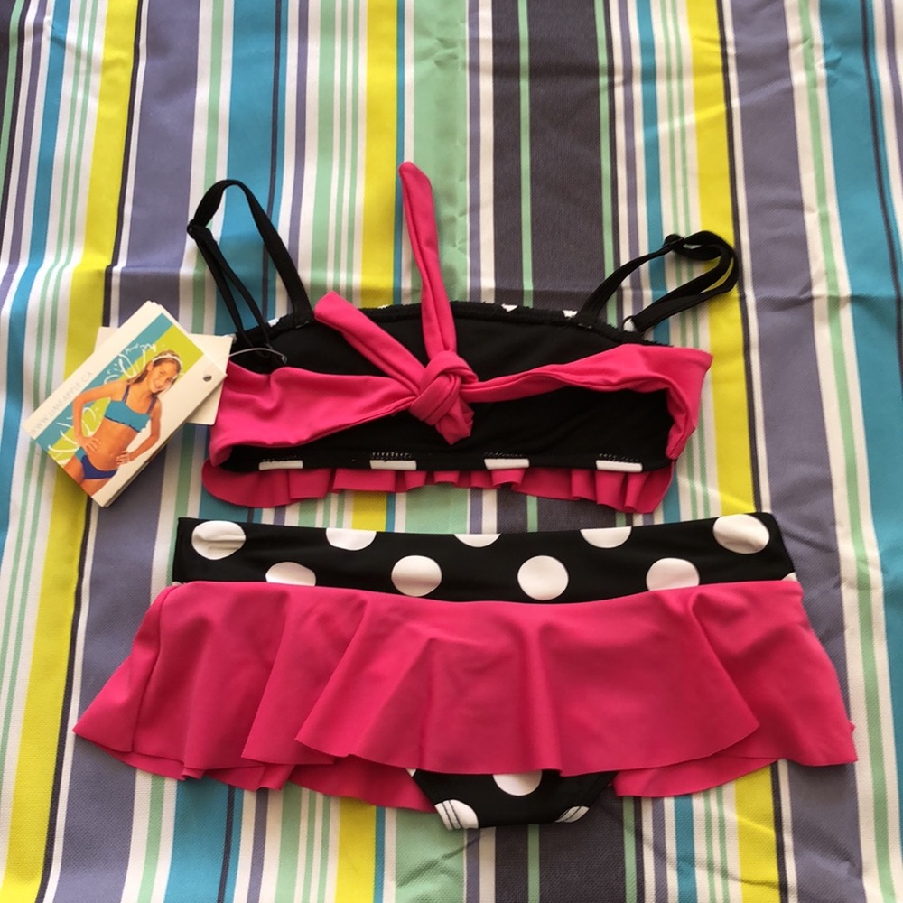 Limeapple Rip Tide Girls Bikini Set - Picture 2 of 2